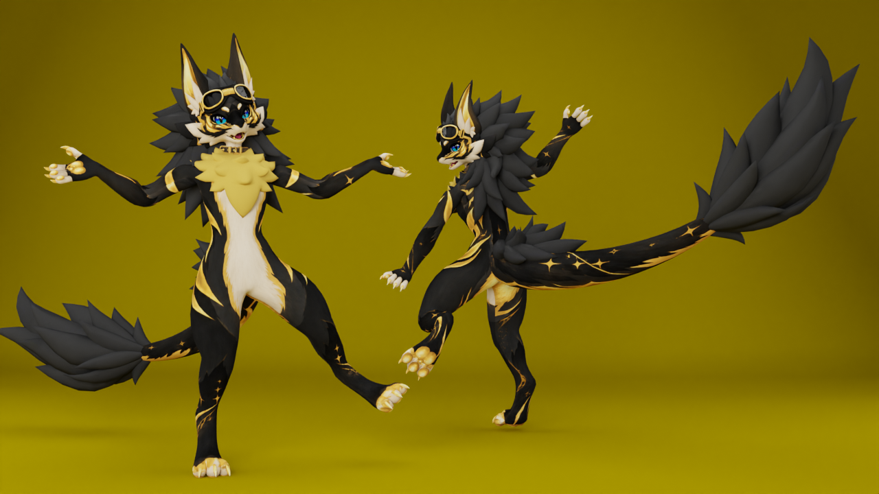 GoldenBeast Texture Pack NovaBeast VRChat Texture