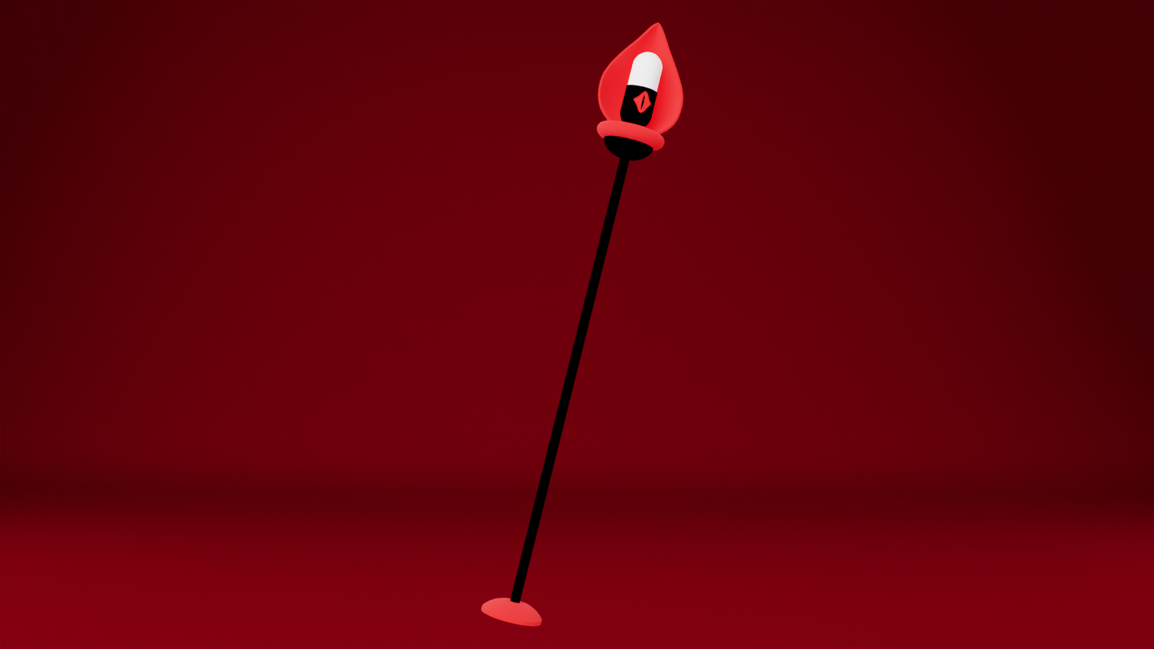Infernal Microphone | Animated Universal VRChat Accessory