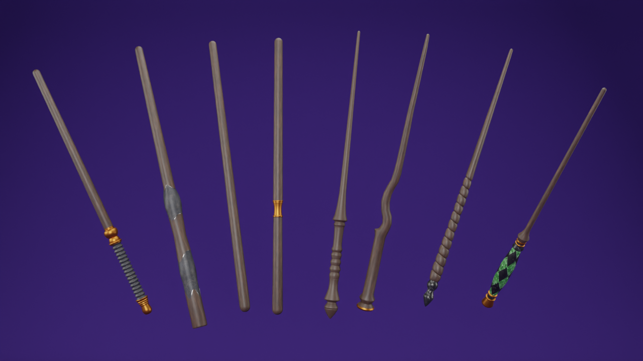 Magic Wand Collection | Deluxe Pack | Universal VRChat Accessory