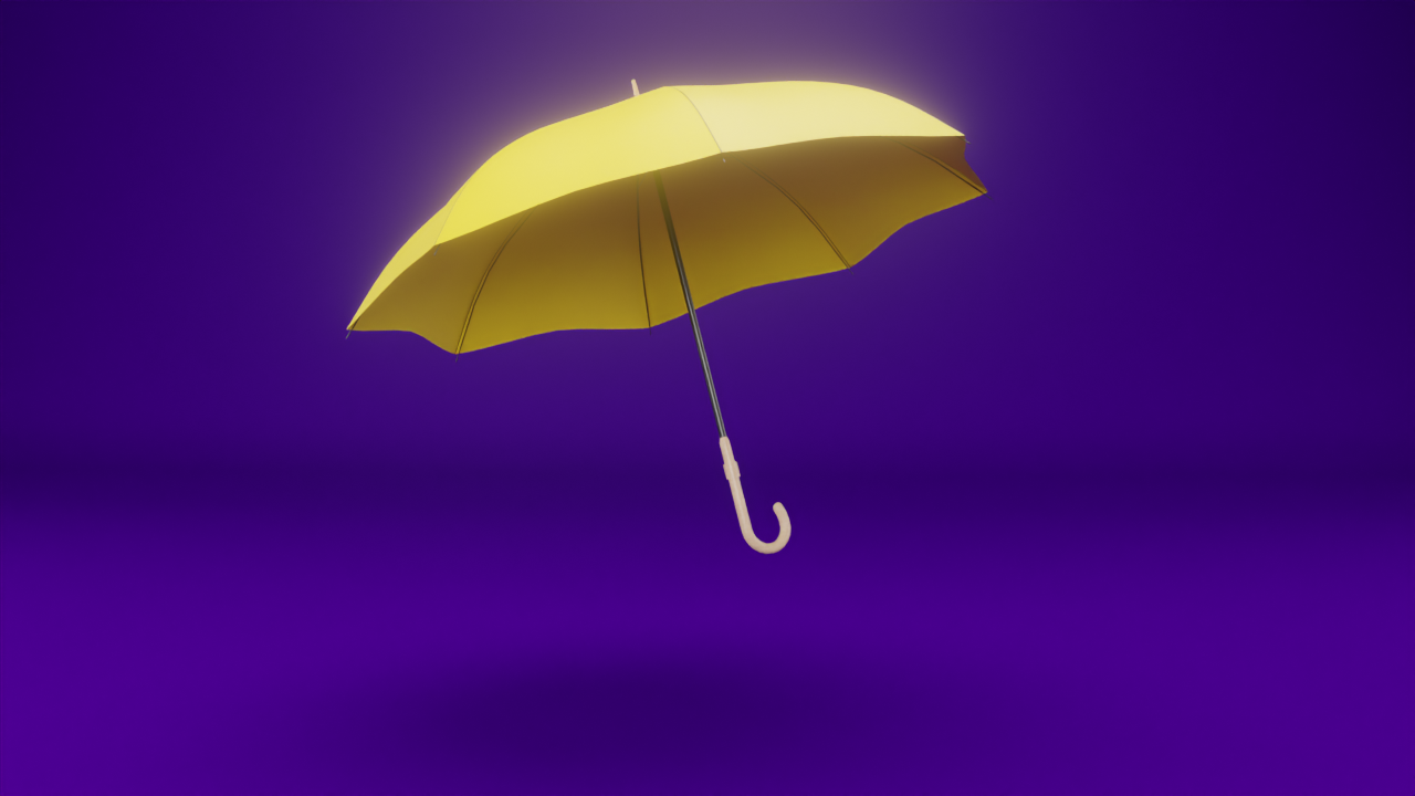 Stylish Umbrella Accessory for VRChat Avatars