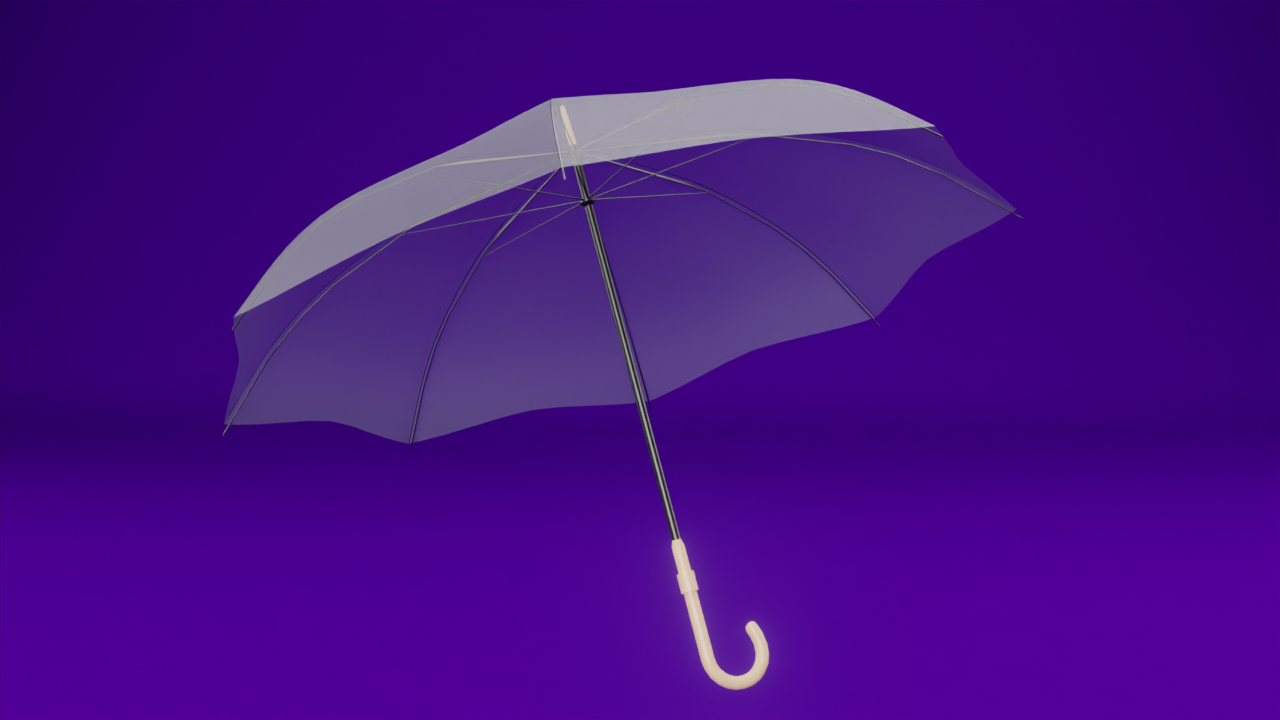 Stylish Umbrella Accessory for VRChat Avatars