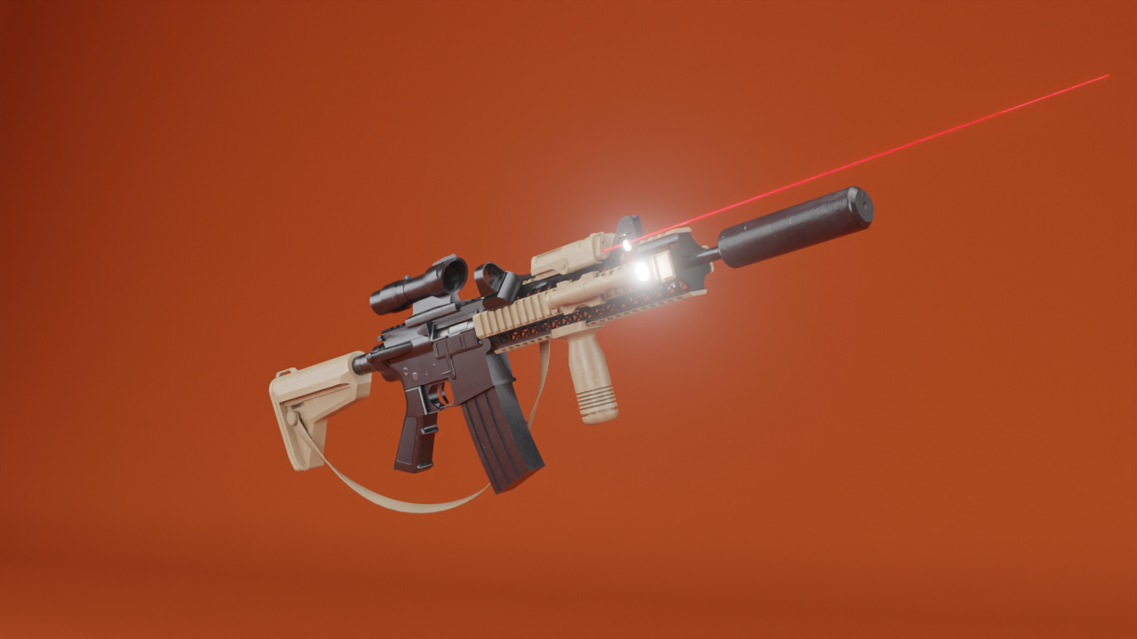 Tactical Military Rifle