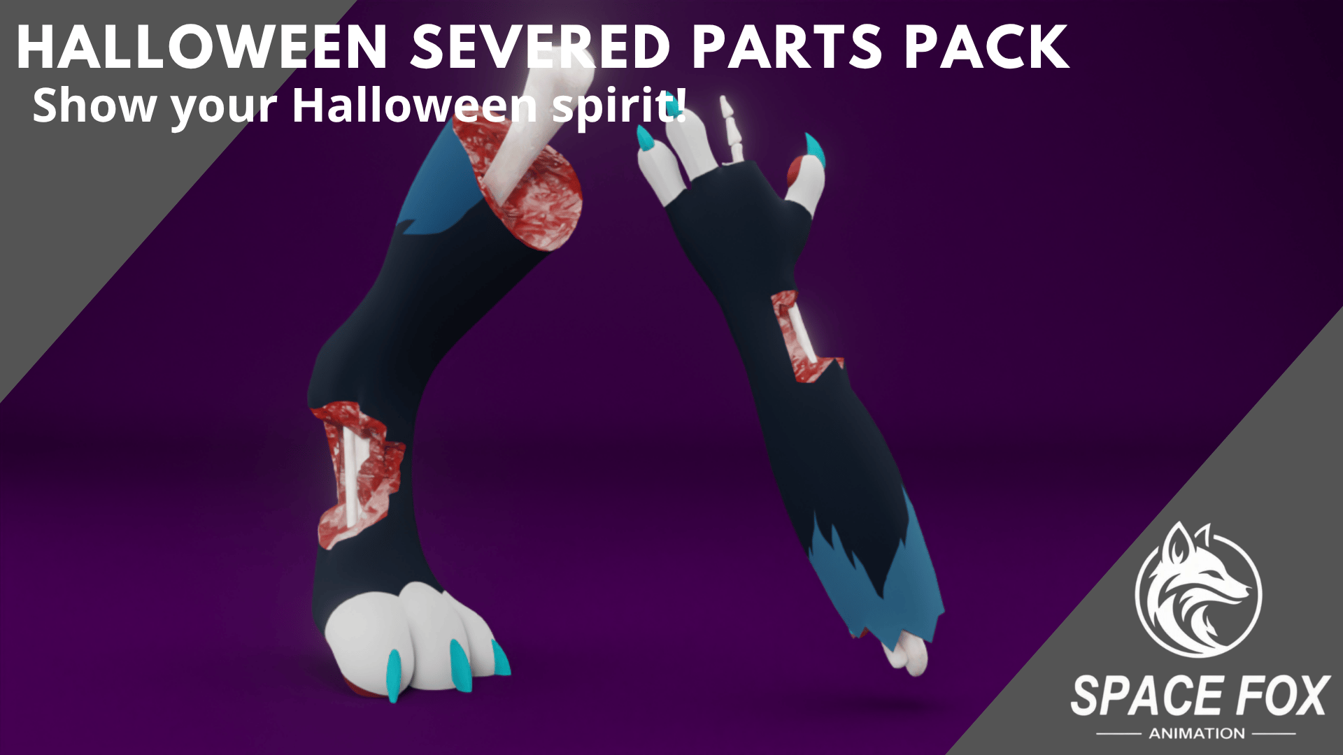 Halloween Severed Parts Pack by SpaceFox3D - Jinxxy