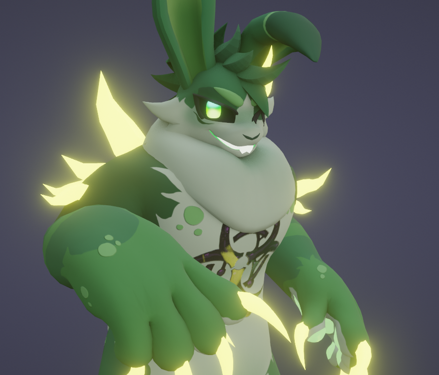 Nuclear Rabbit VRChat Furry Base