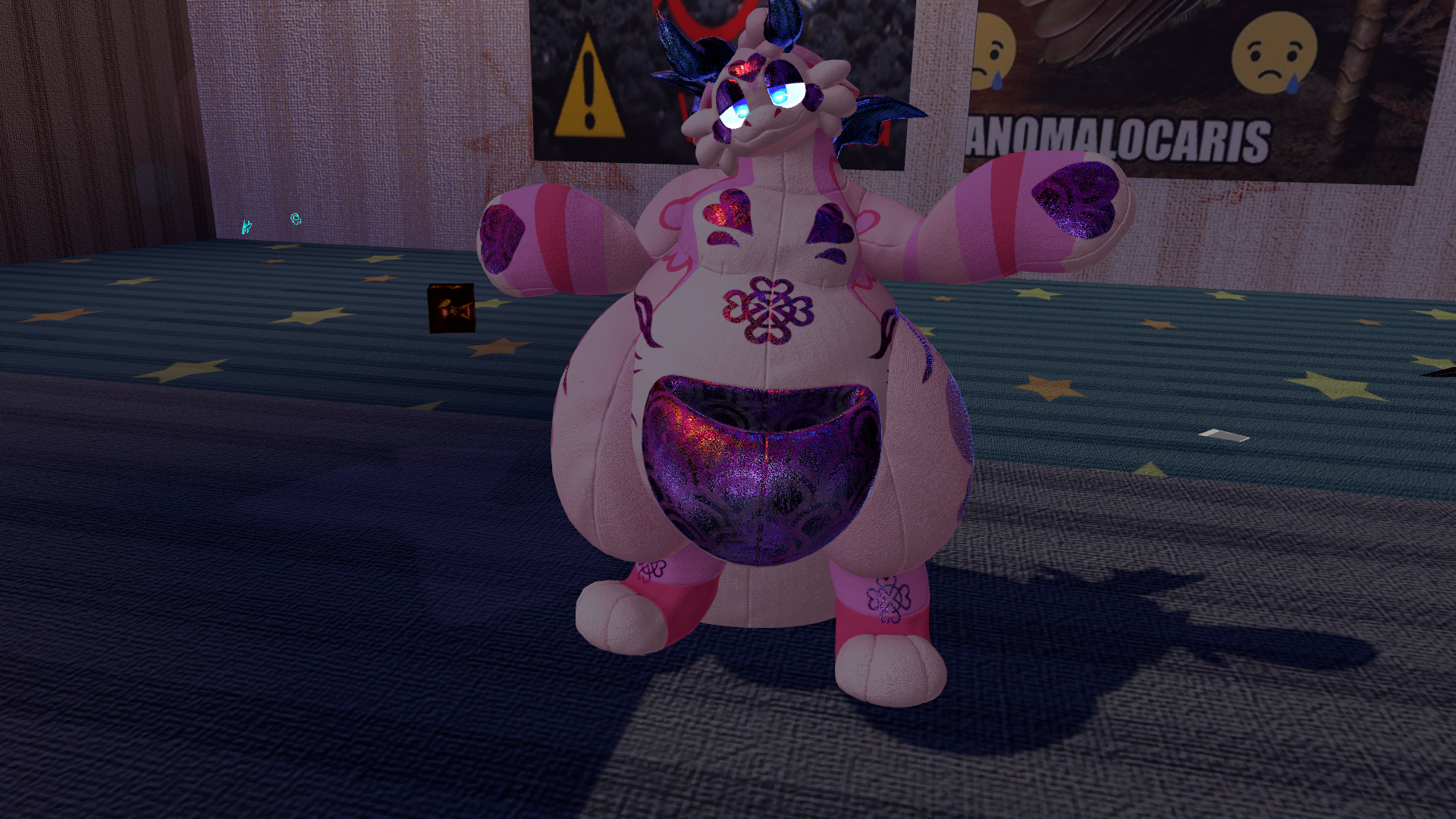 Sparkly Plush Dragon ! Plushy Furry Base