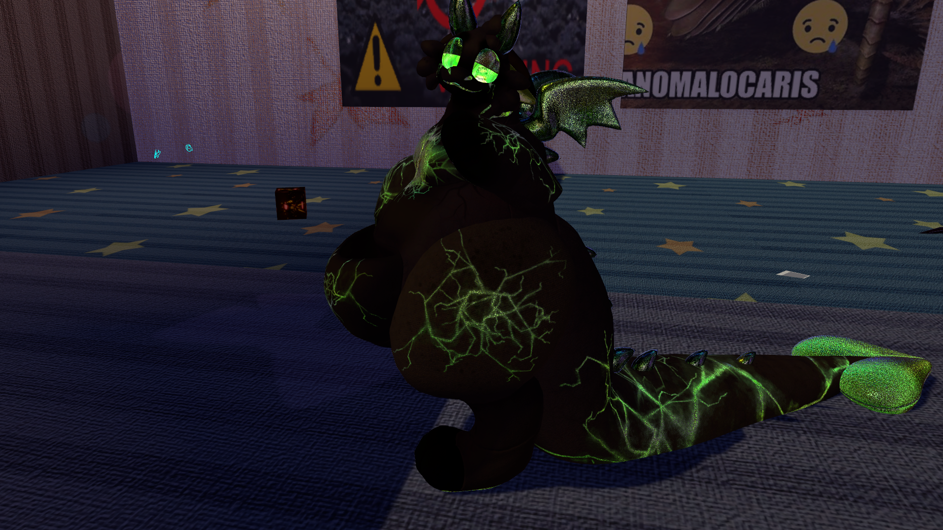 Sparkly Plush Dragon ! Plushy Furry Base