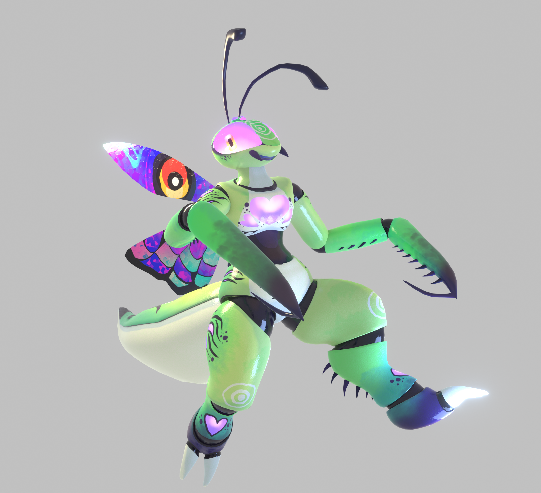 Silly Praying Mantis V2