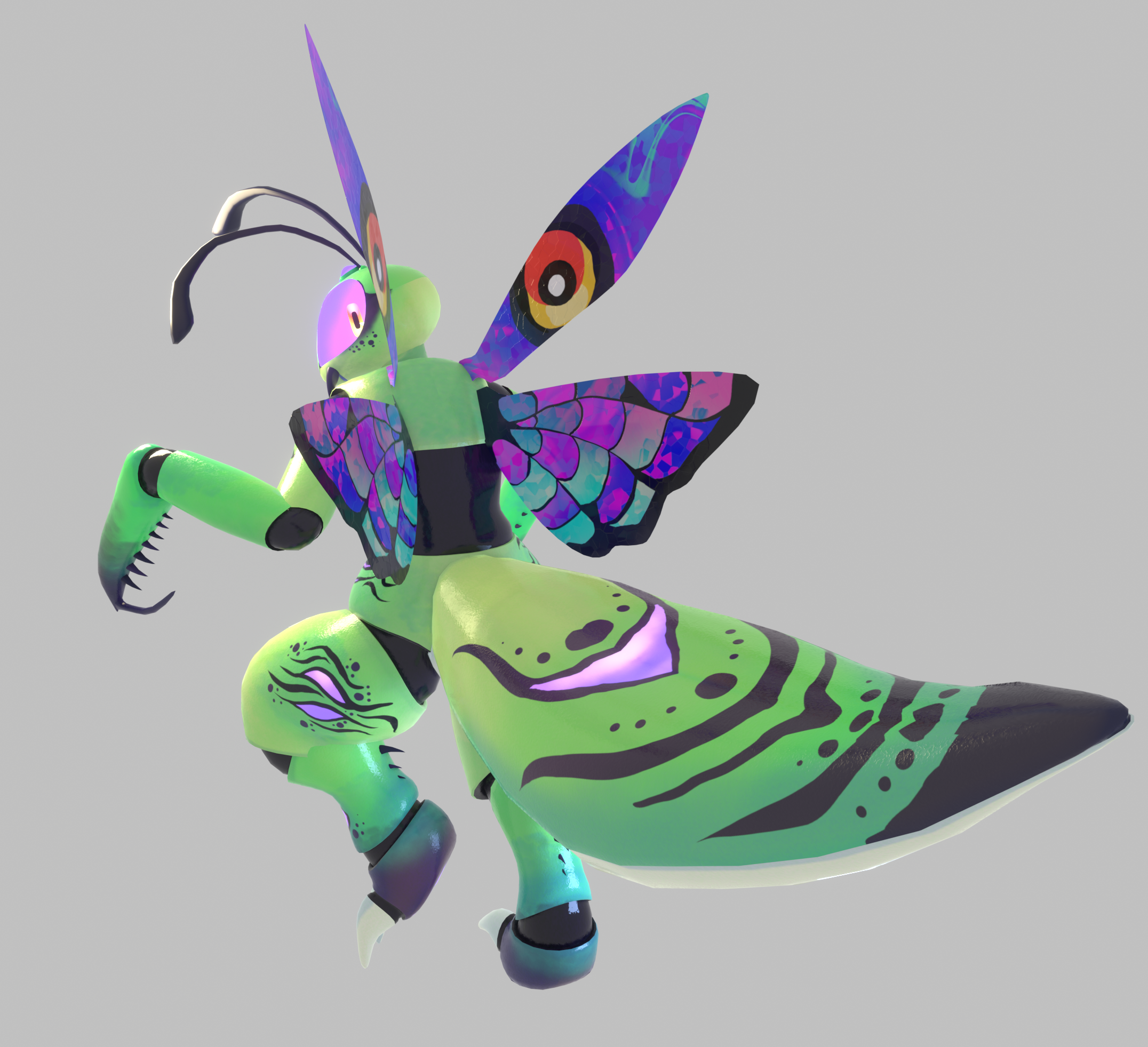 Silly Praying Mantis V2