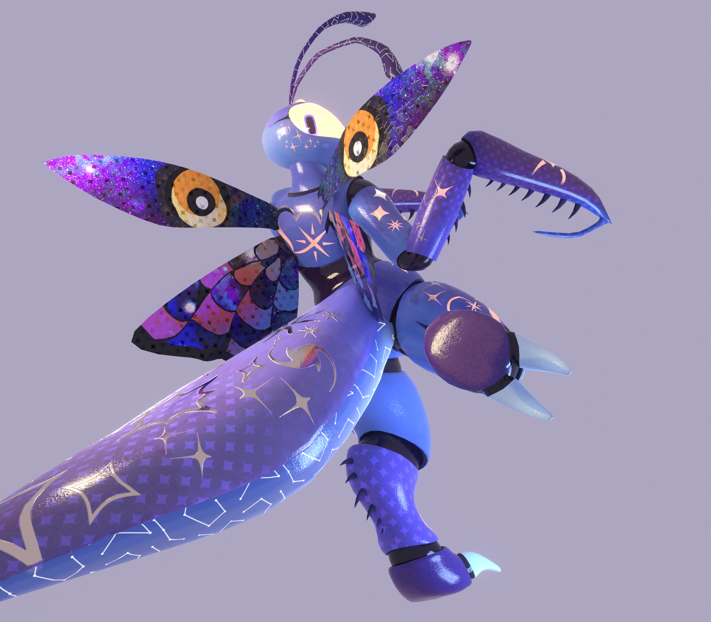 Silly Praying Mantis V2