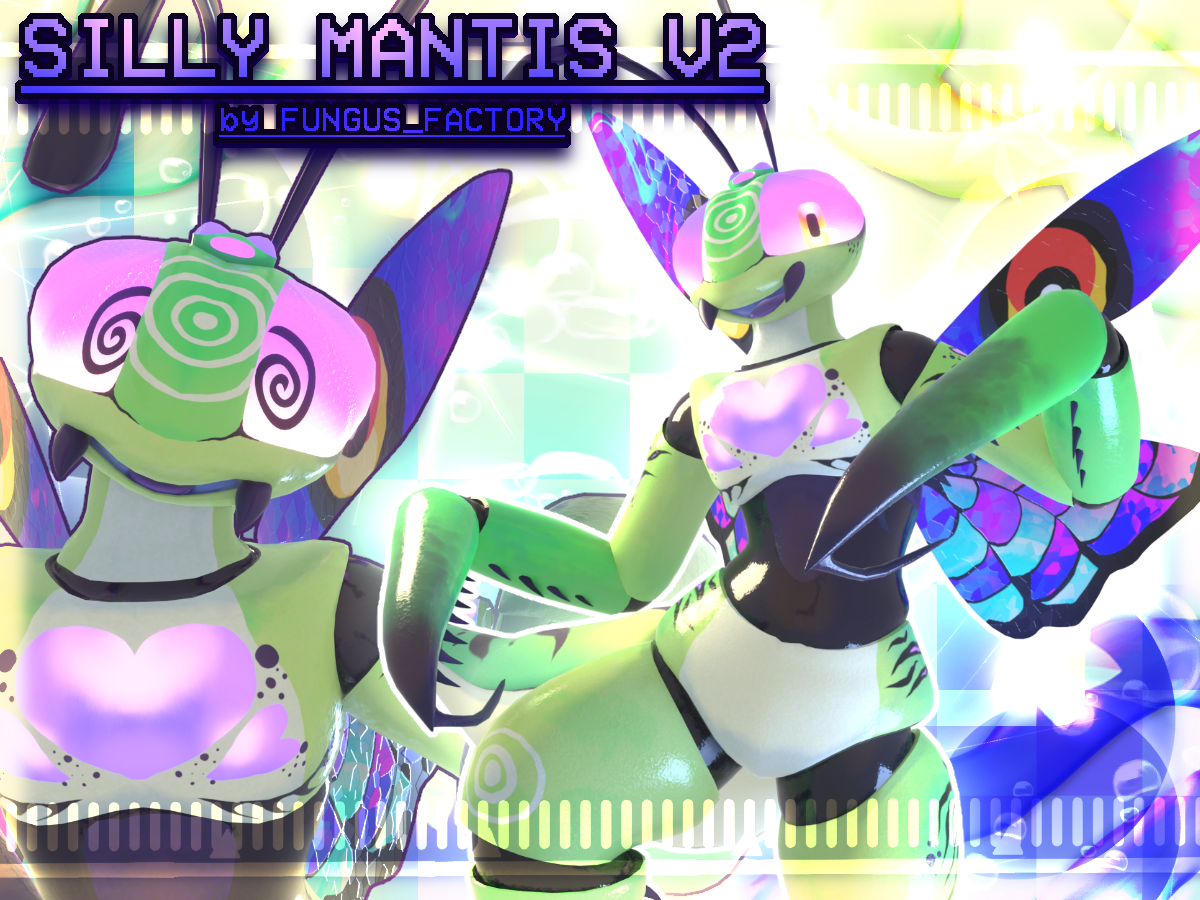 Silly Praying Mantis V2