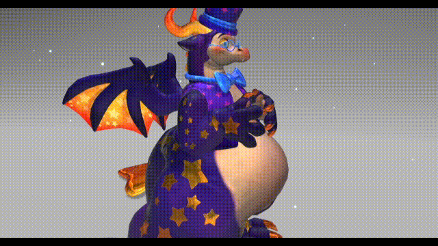 The Dragon Magician | Retro Animatronic Styled-Base