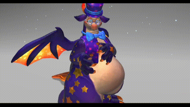The Dragon Magician | Retro Animatronic Styled-Base