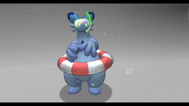 Stylized Chillet / Kemono Ferret Monster