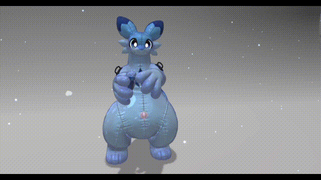 Stylized Chillet / Kemono Ferret Monster