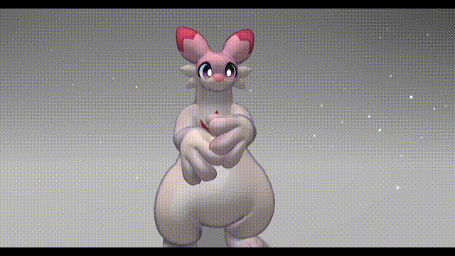 Stylized Chillet / Kemono Ferret Monster