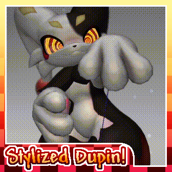 Stylized Dupin | Kemono Jester Bunny