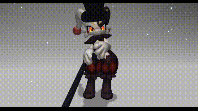 Stylized Dupin | Kemono Jester Bunny