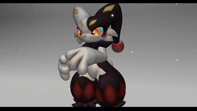 Stylized Dupin | Kemono Jester Bunny