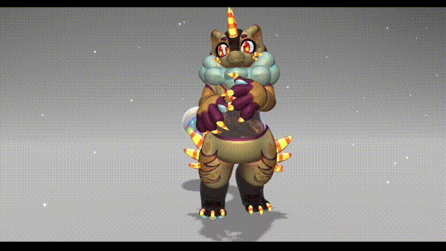 Candy Kaiju ! | Kemono Monster VRChat Avatar