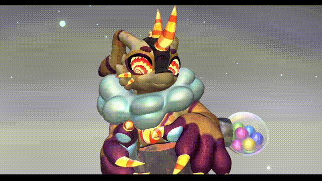 Candy Kaiju ! | Kemono Monster VRChat Avatar