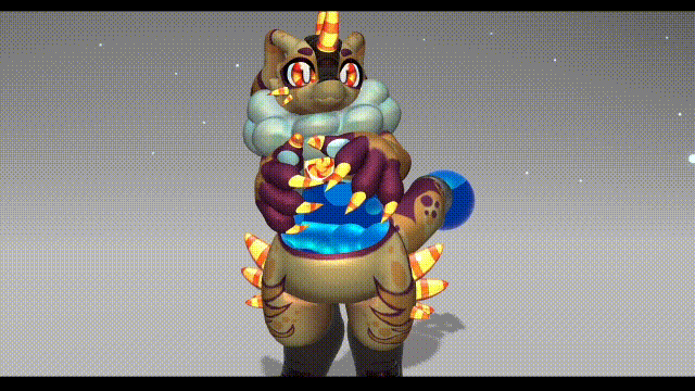 Candy Kaiju ! | Kemono Monster VRChat Avatar