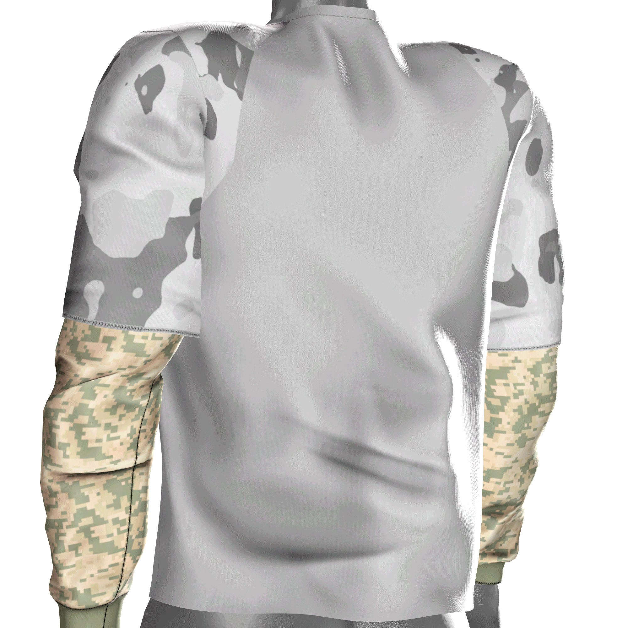 male layered tshirt