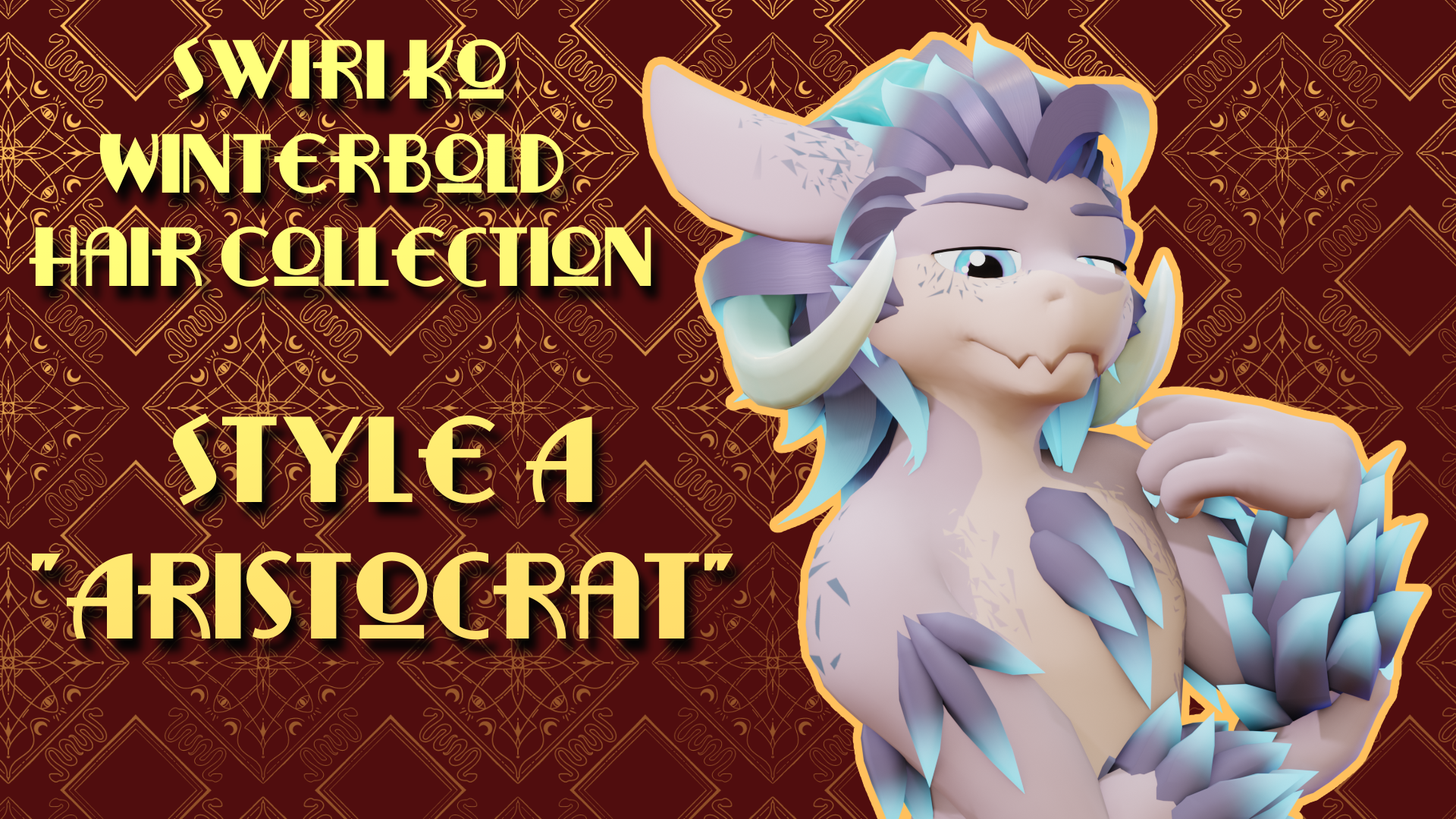 Winterbold Hairstyle - Aristocrat - VRChat Avatar Hair Asset