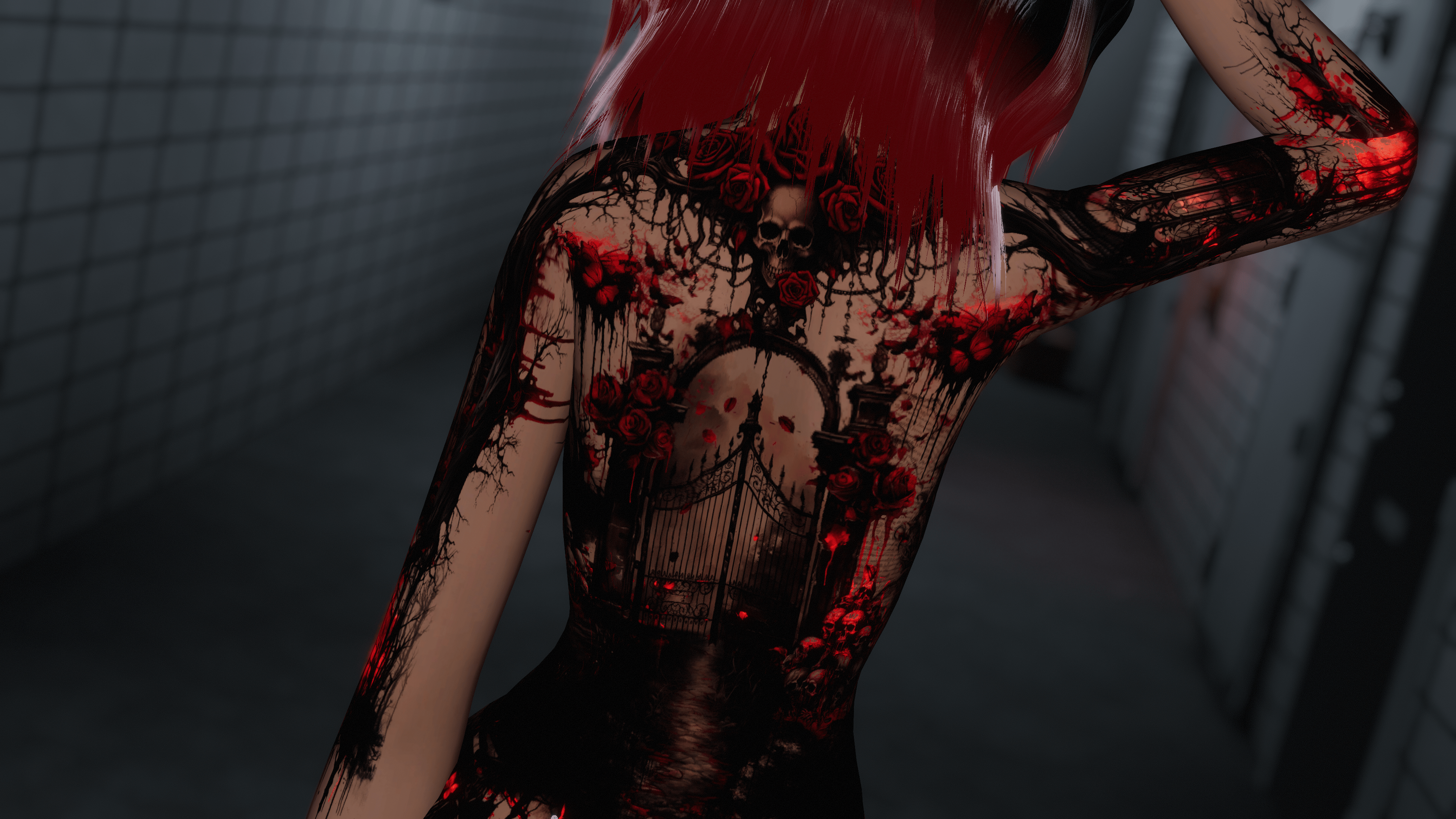 The Gates to Hell (Texture for Zinpia Zin Fit Female & Nikkie UTA Base)