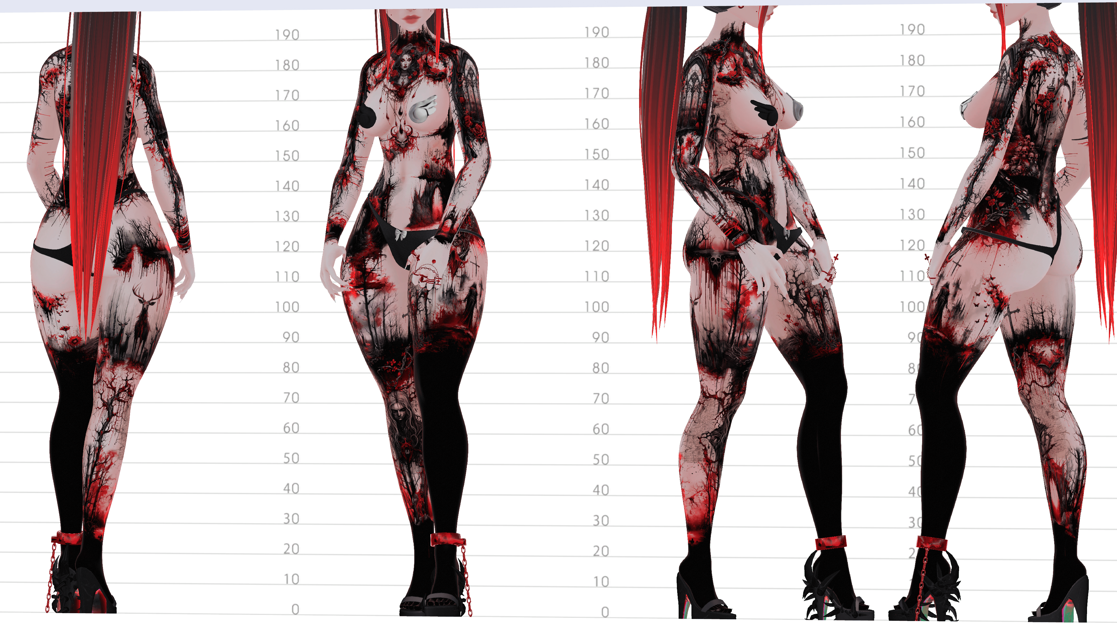 The Gates to Hell (Texture for Zinpia Zin Fit Female & Nikkie UTA Base)