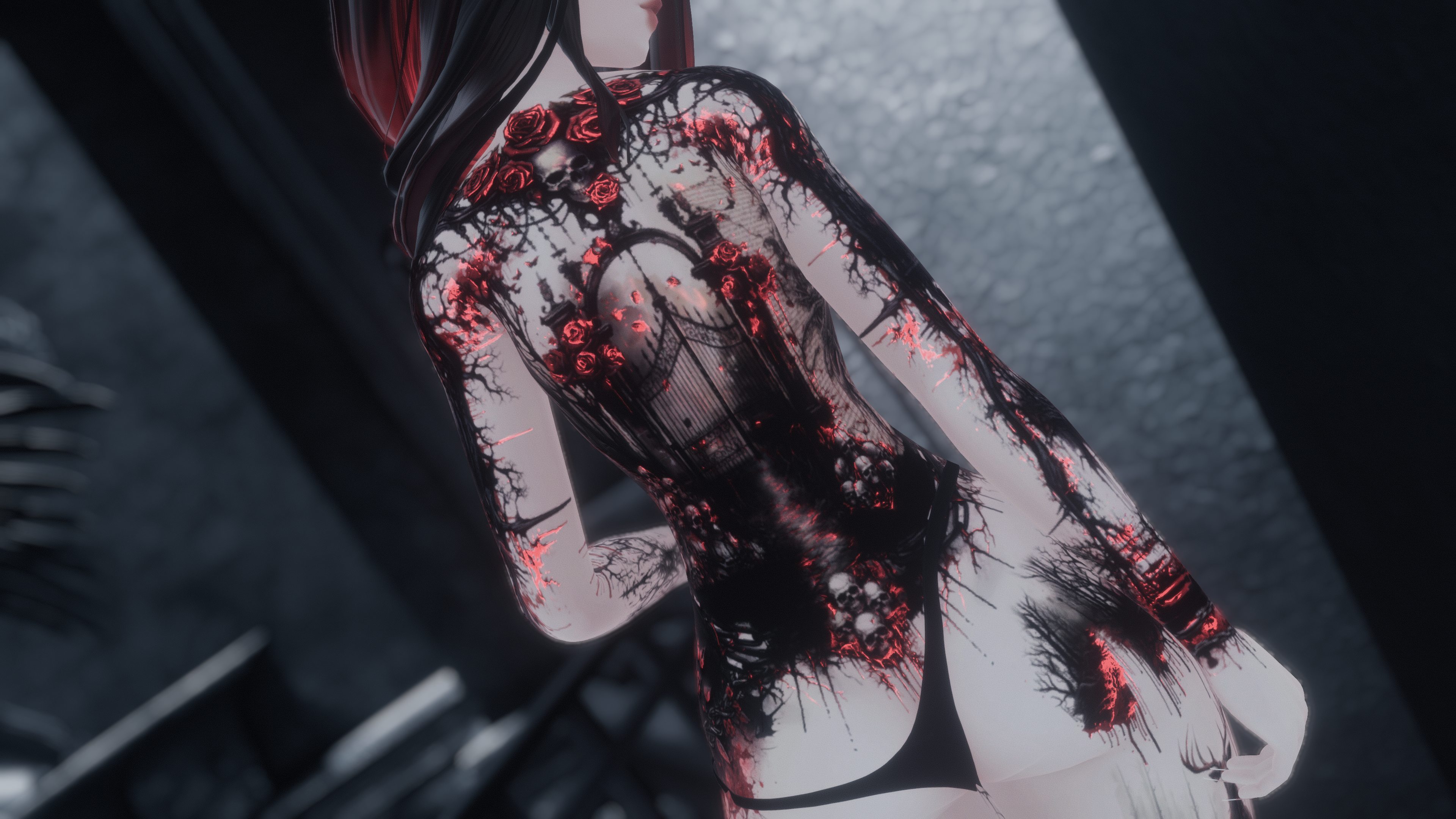 The Gates to Hell (Texture for Zinpia Zin Fit Female & Nikkie UTA Base)