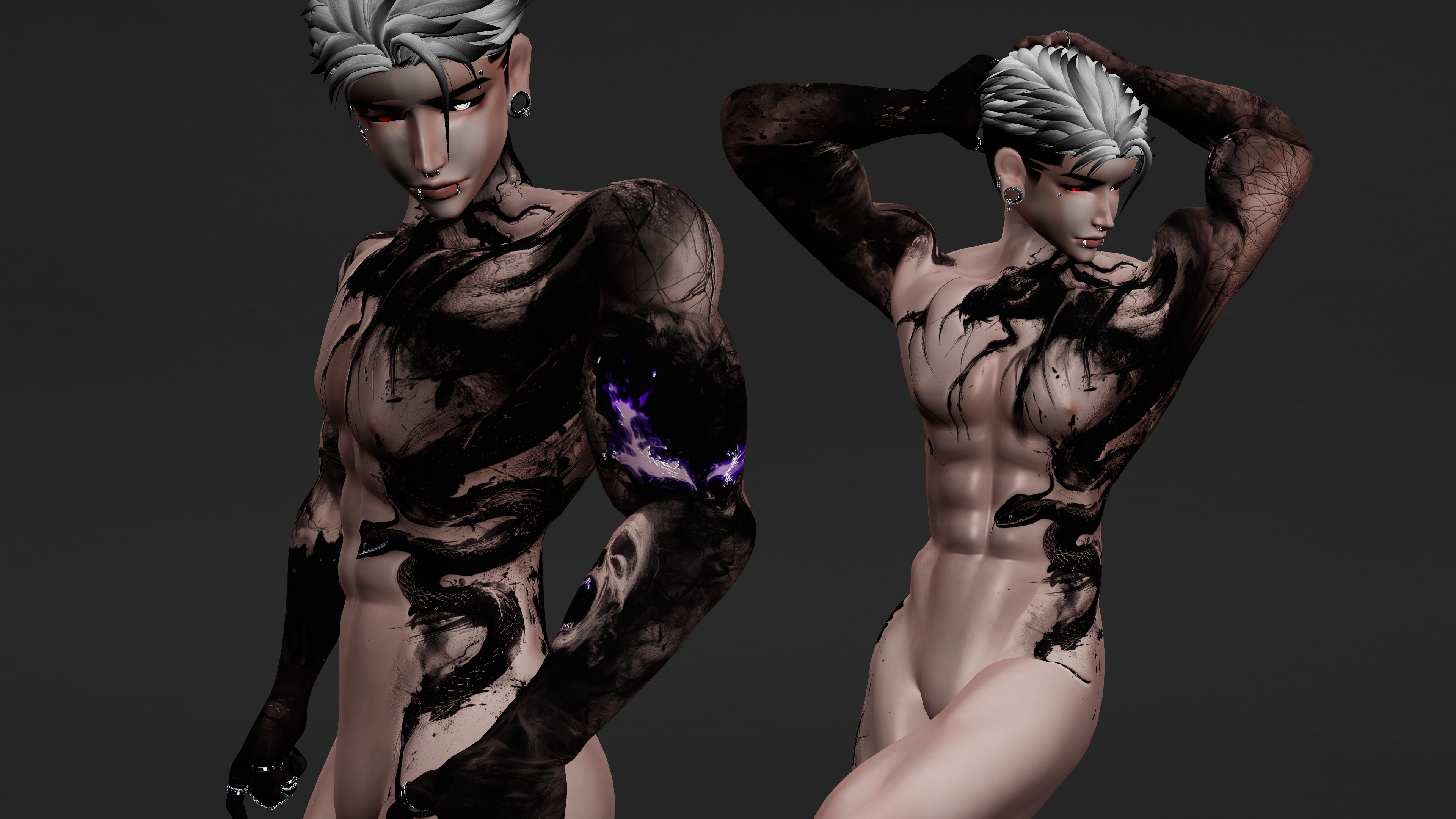 Hell Flames (Texture for Akira Male Base)