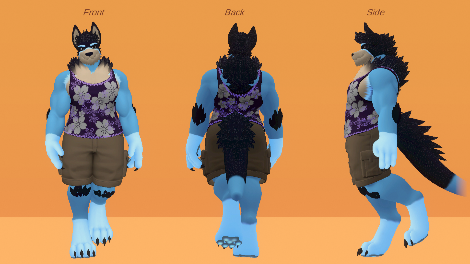 Bandit Heeler : Papa-Gen Texture SFW