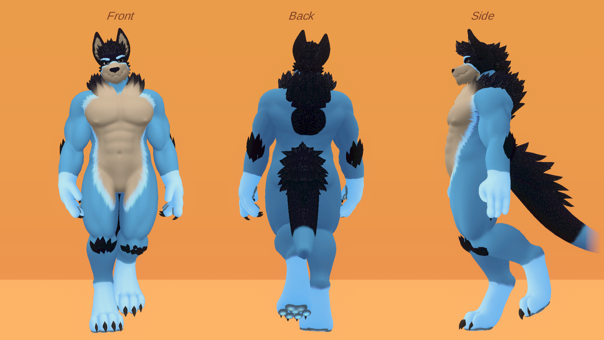 Bandit Heeler : Papa-Gen Texture SFW