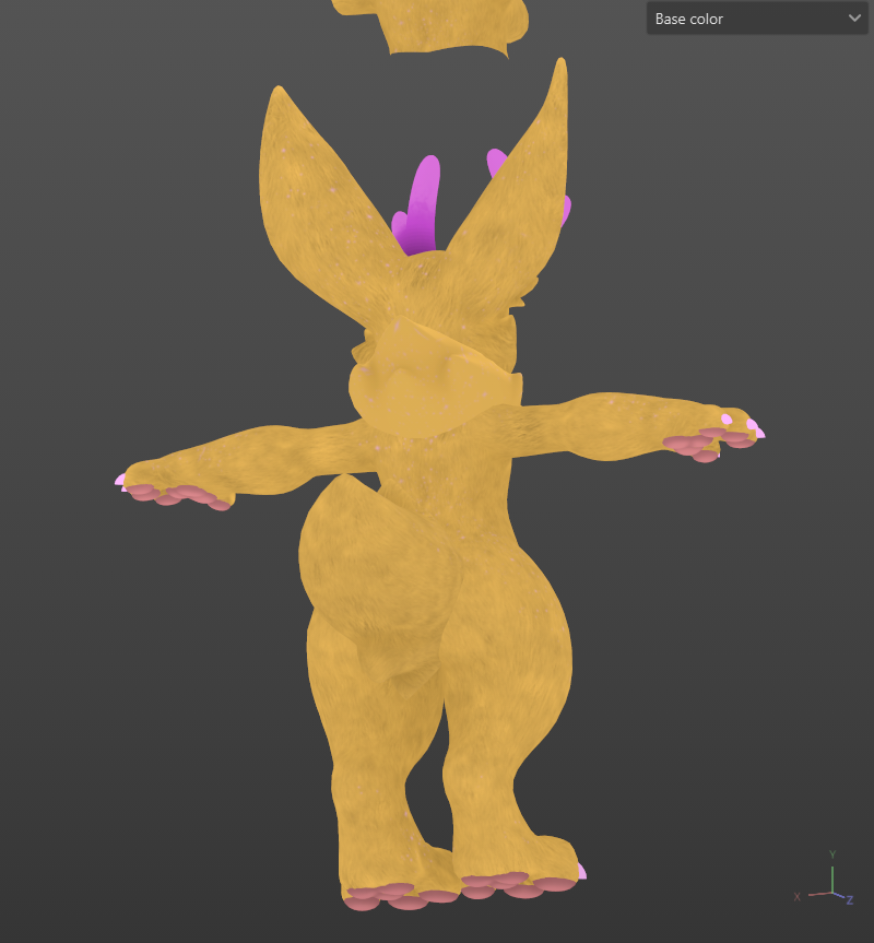 Verbunny Fur Normal map