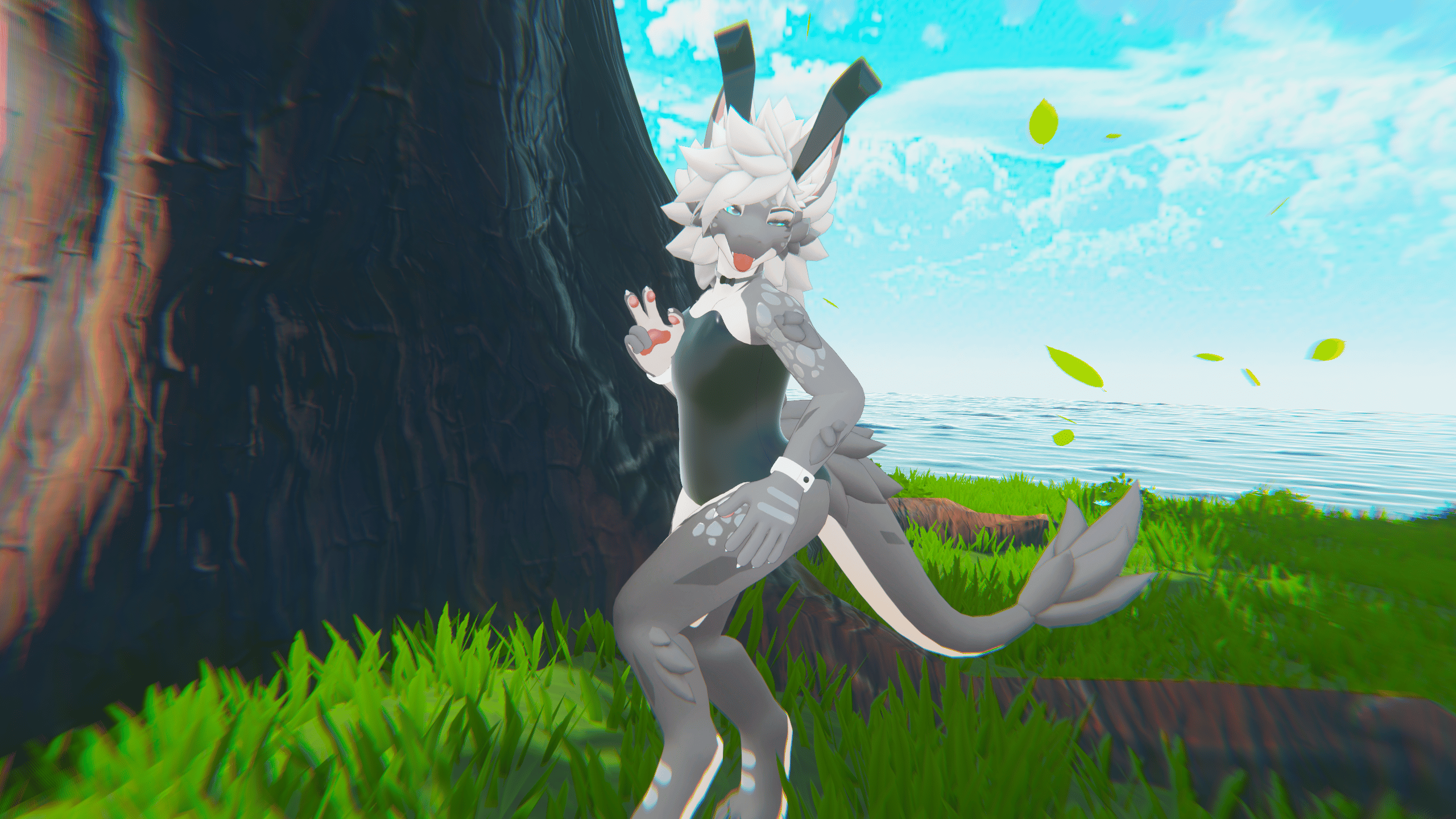 Smple Bunny Suit Ashbeast