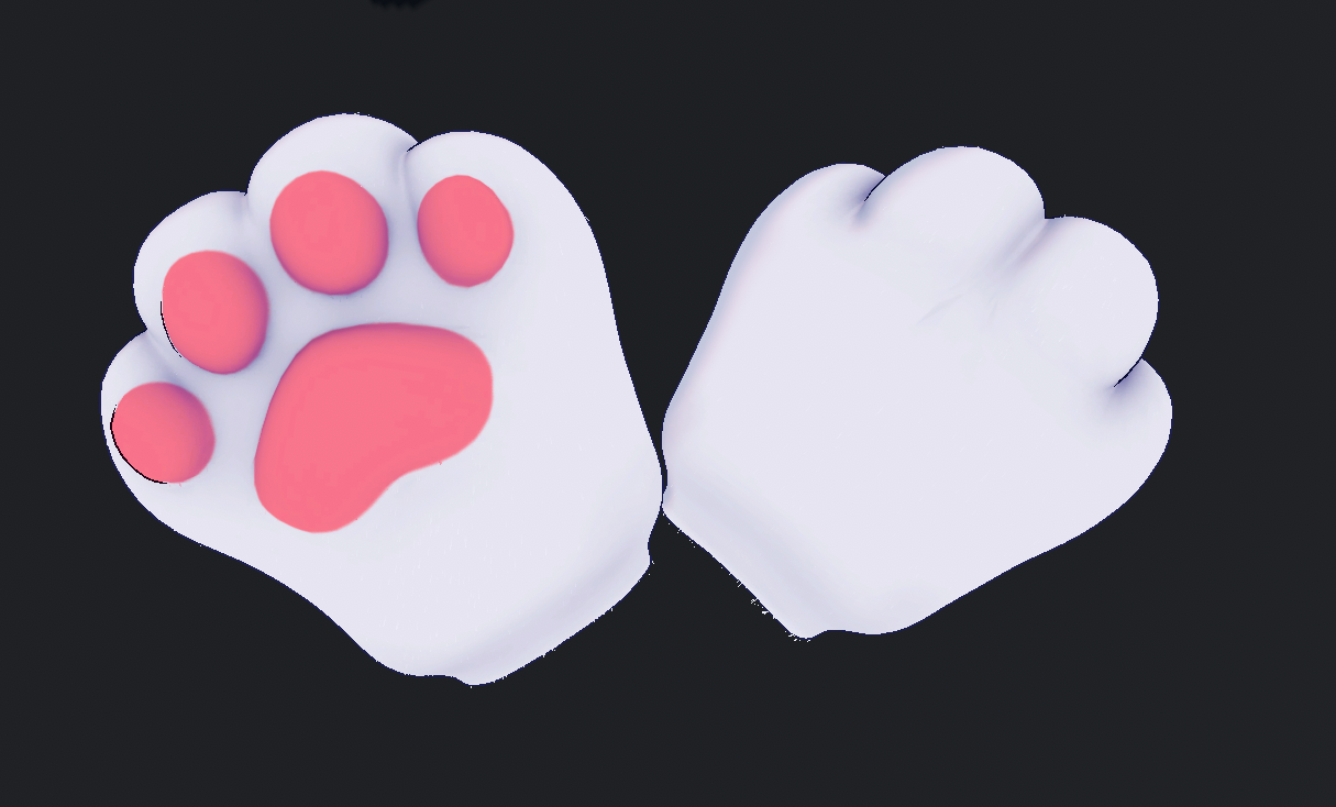 Cat Paws | For VRChat Avatars