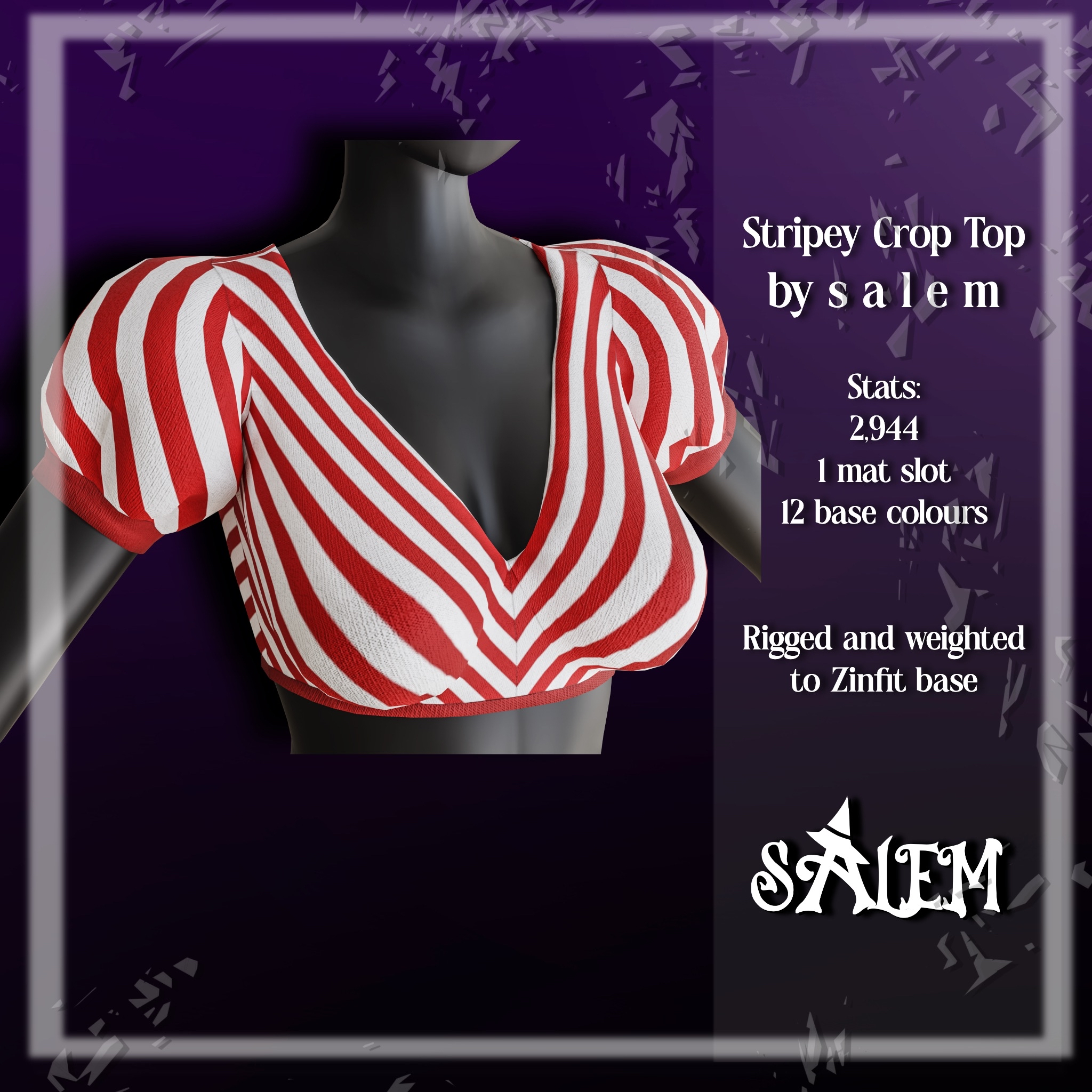 Stripey Crop Top