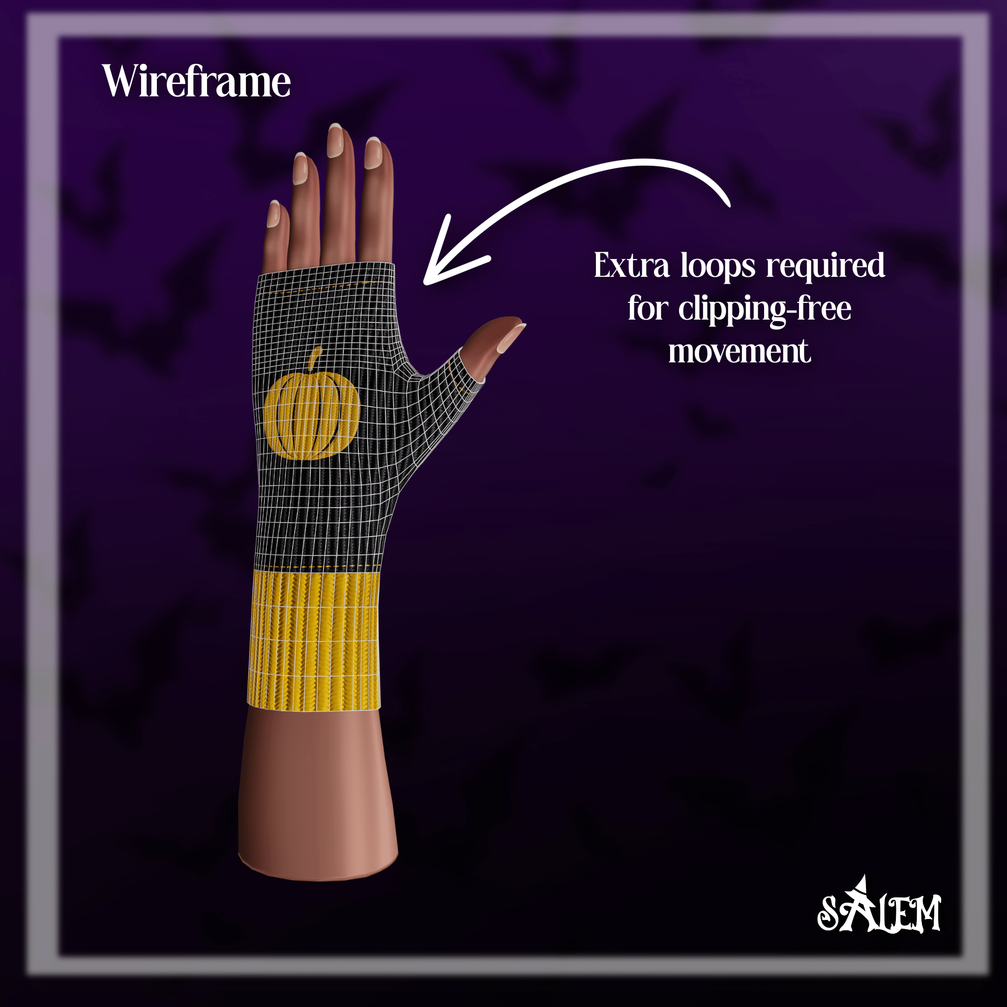 Halloween Fingerless Gloves | Pumpkins, Ghosts, Bats | NITRO FREEBIE