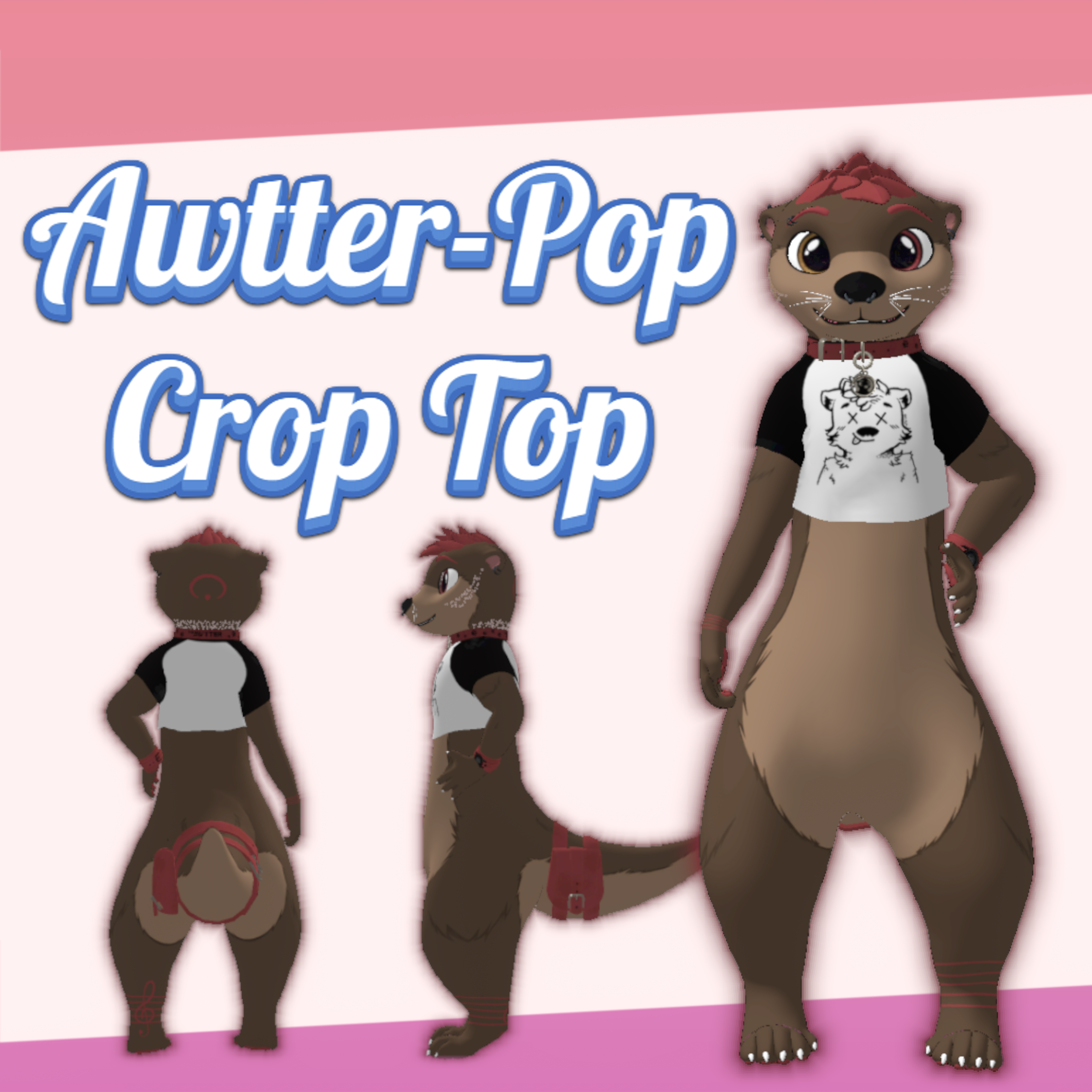 Cozy Clothing Set: Awtter Pop Crop Top and Sweet Sweats (PC & Quest)