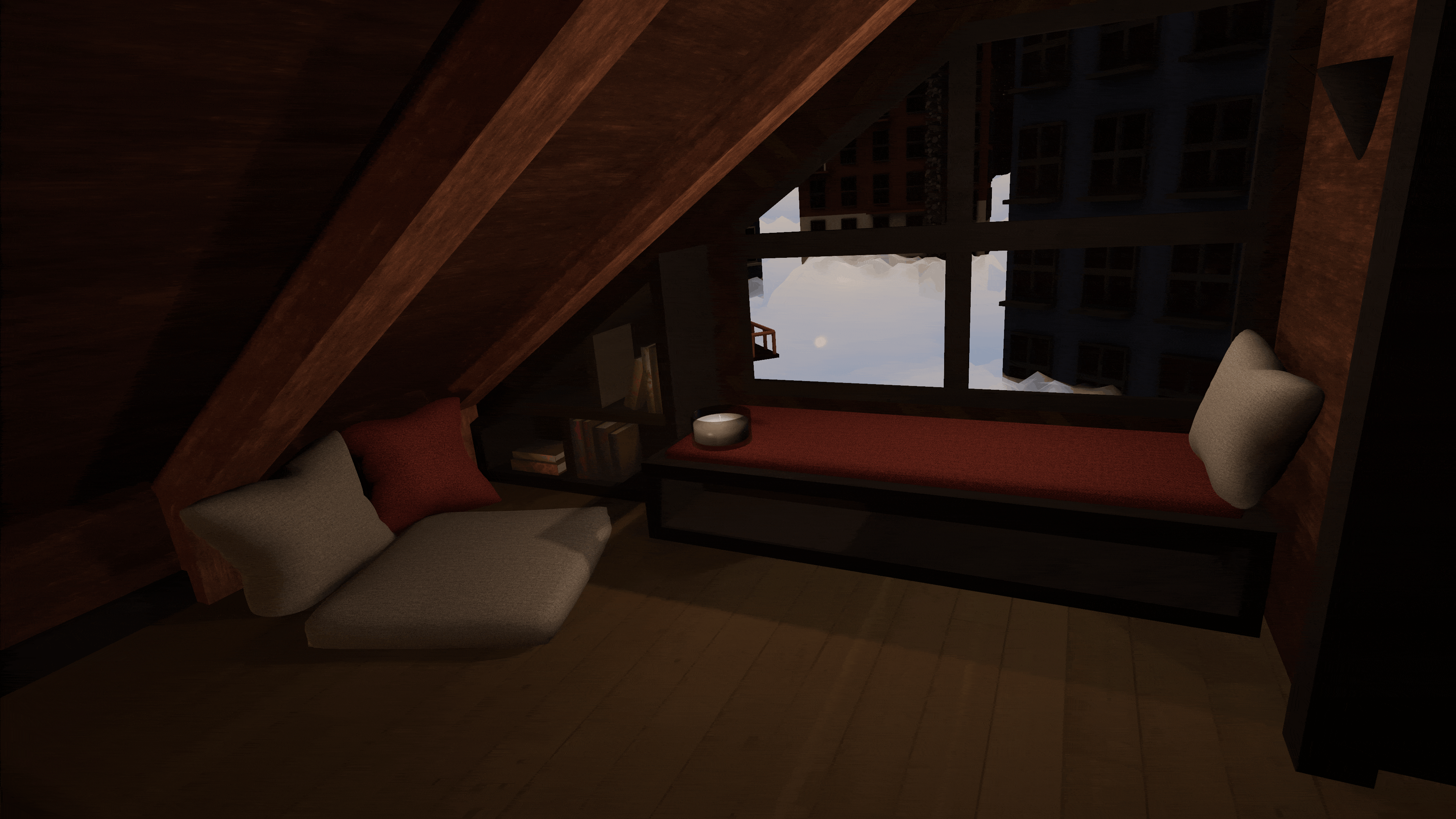 VRChat Homeworld - Retro Attic Reverie (PC & Quest)