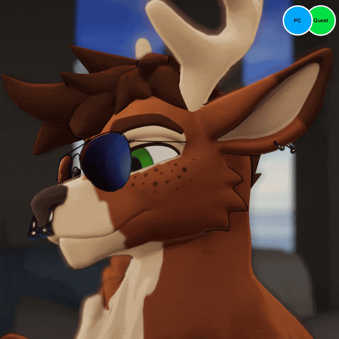 🕶️ Thicc Deer Head Wear Set ✨