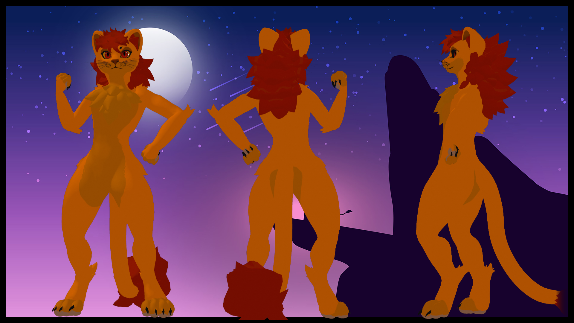 Meowper Texture - Red mained lion