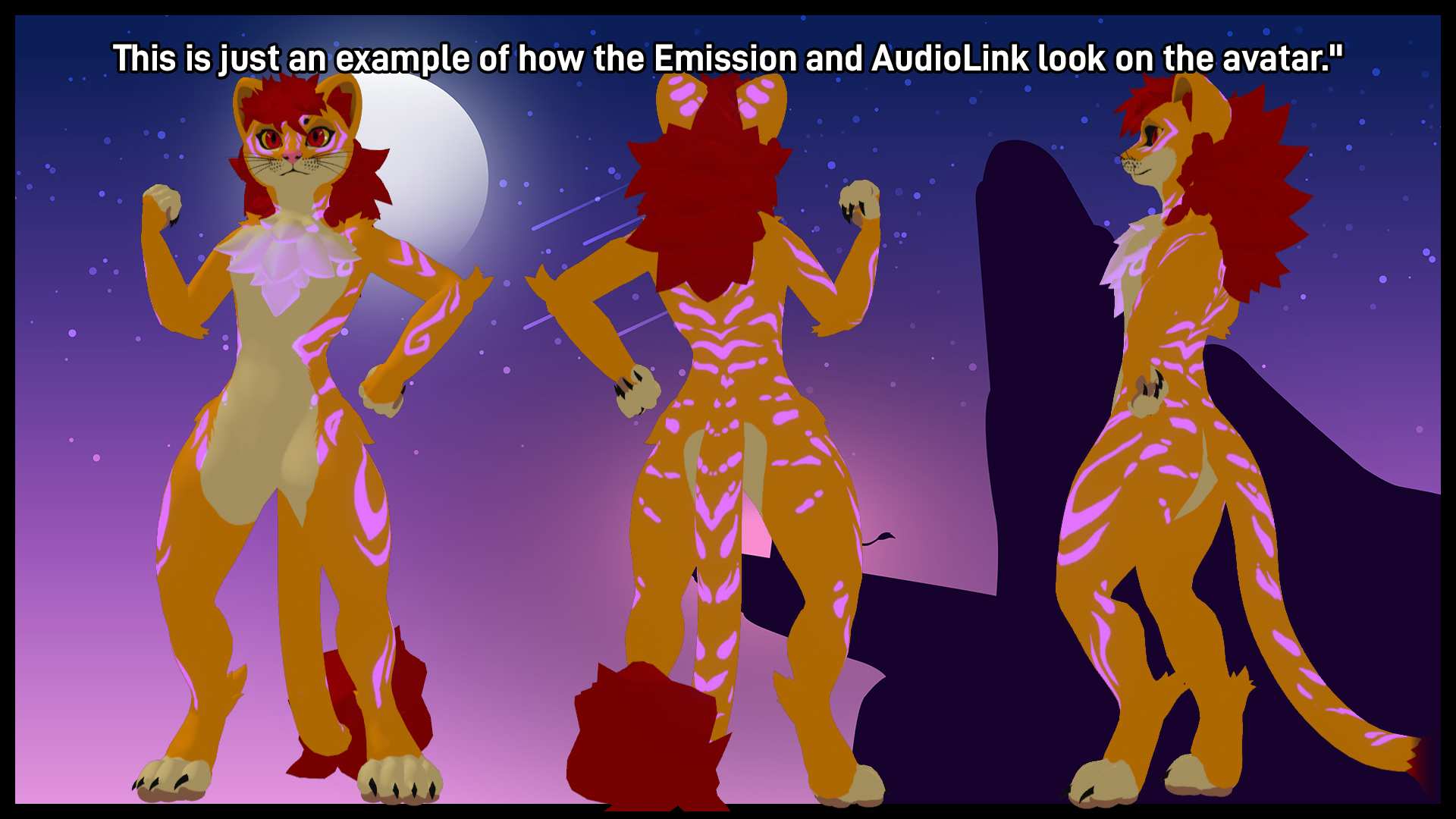 Meowper Texture - Red mained lion, lighter colours