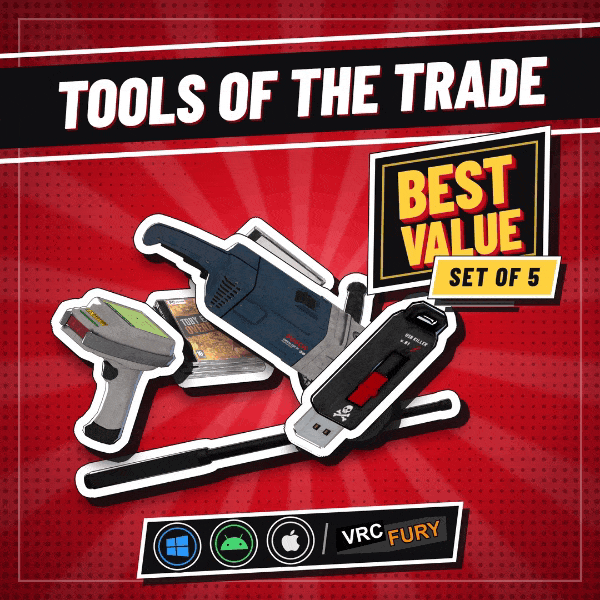 Tools of the Trade Set - All 5 VRChat Avatar Gimmicks [PC | Quest | iOS]