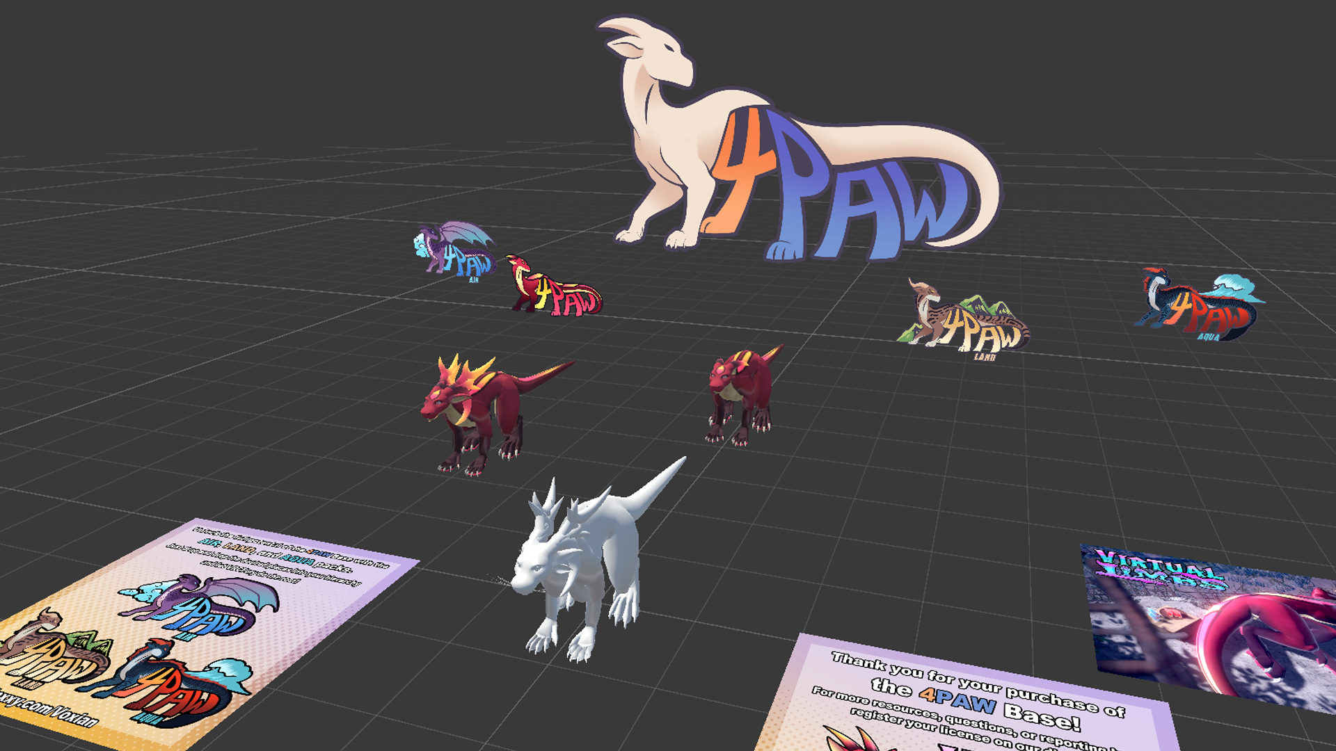 4PAW - Feral Dragon Creature