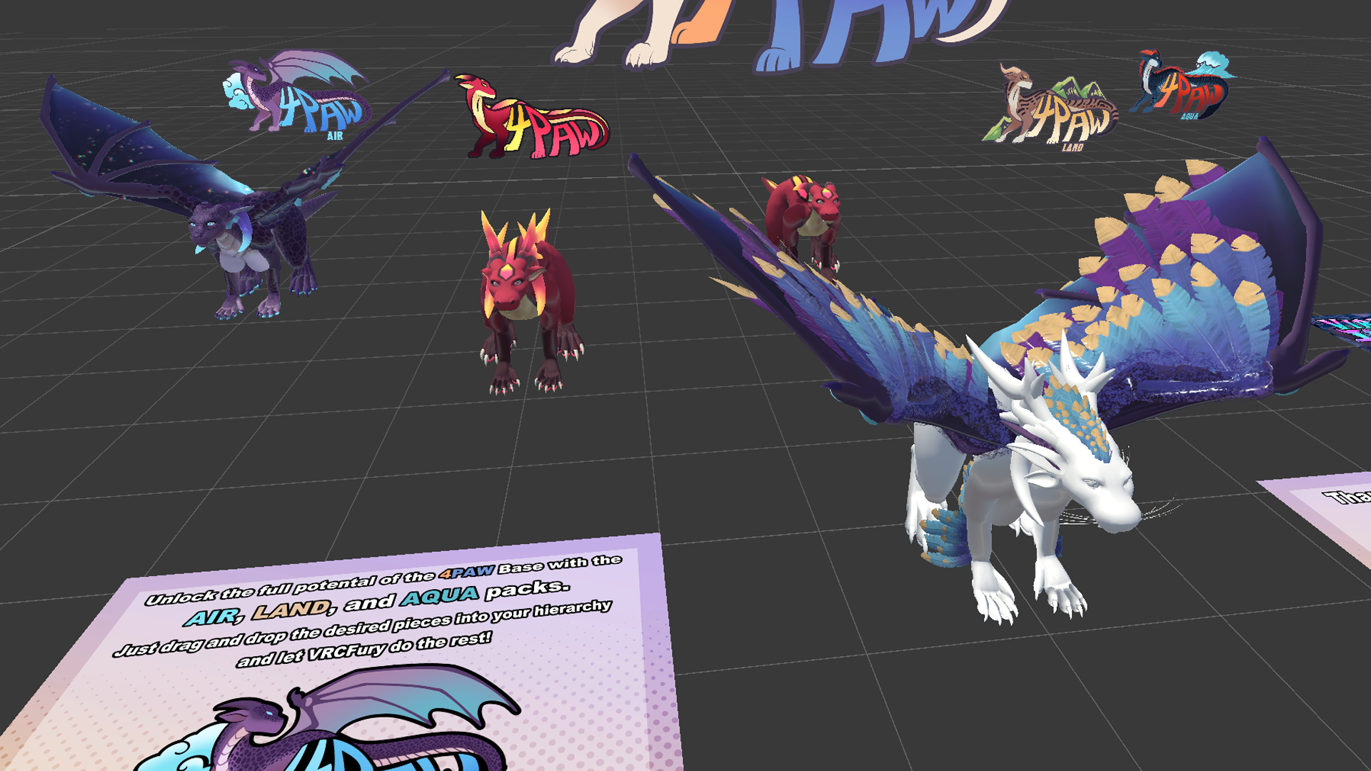 4PAW - Air Pack - Feral Dragon Raptor