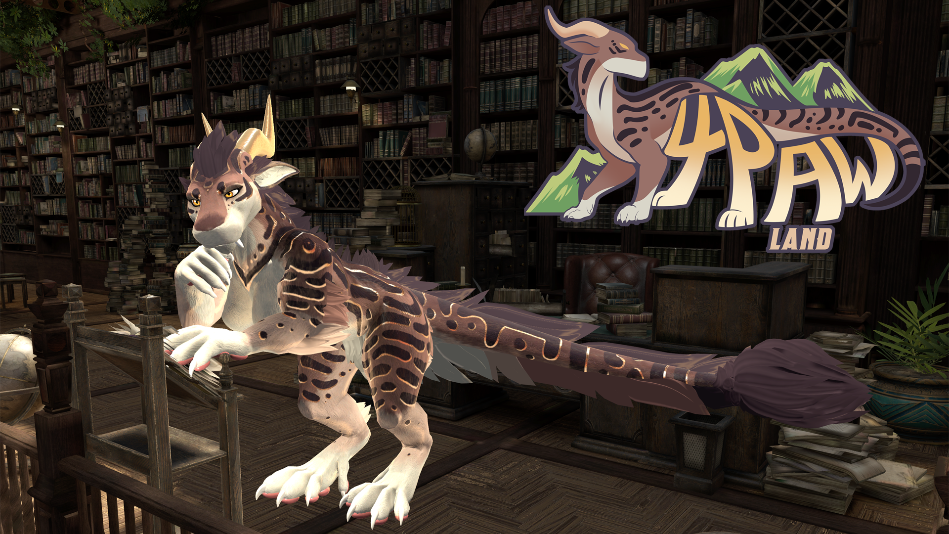 4PAW - Land Pack - Feral Felkin Dragon