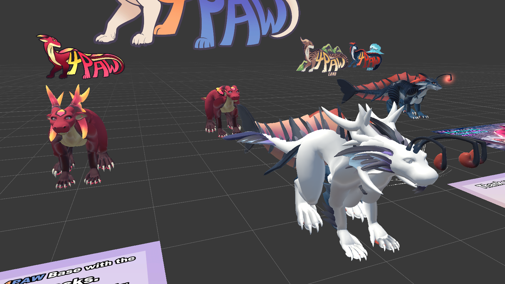4PAW - Aqua Pack - Feral Dolphin Shark Dragon
