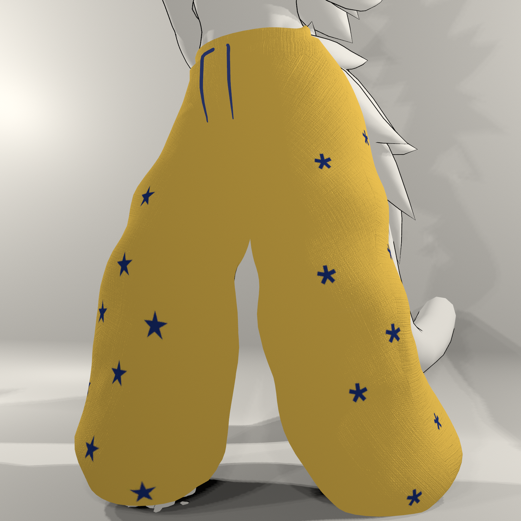Yellow Star Sweatpants (Novabeast)
