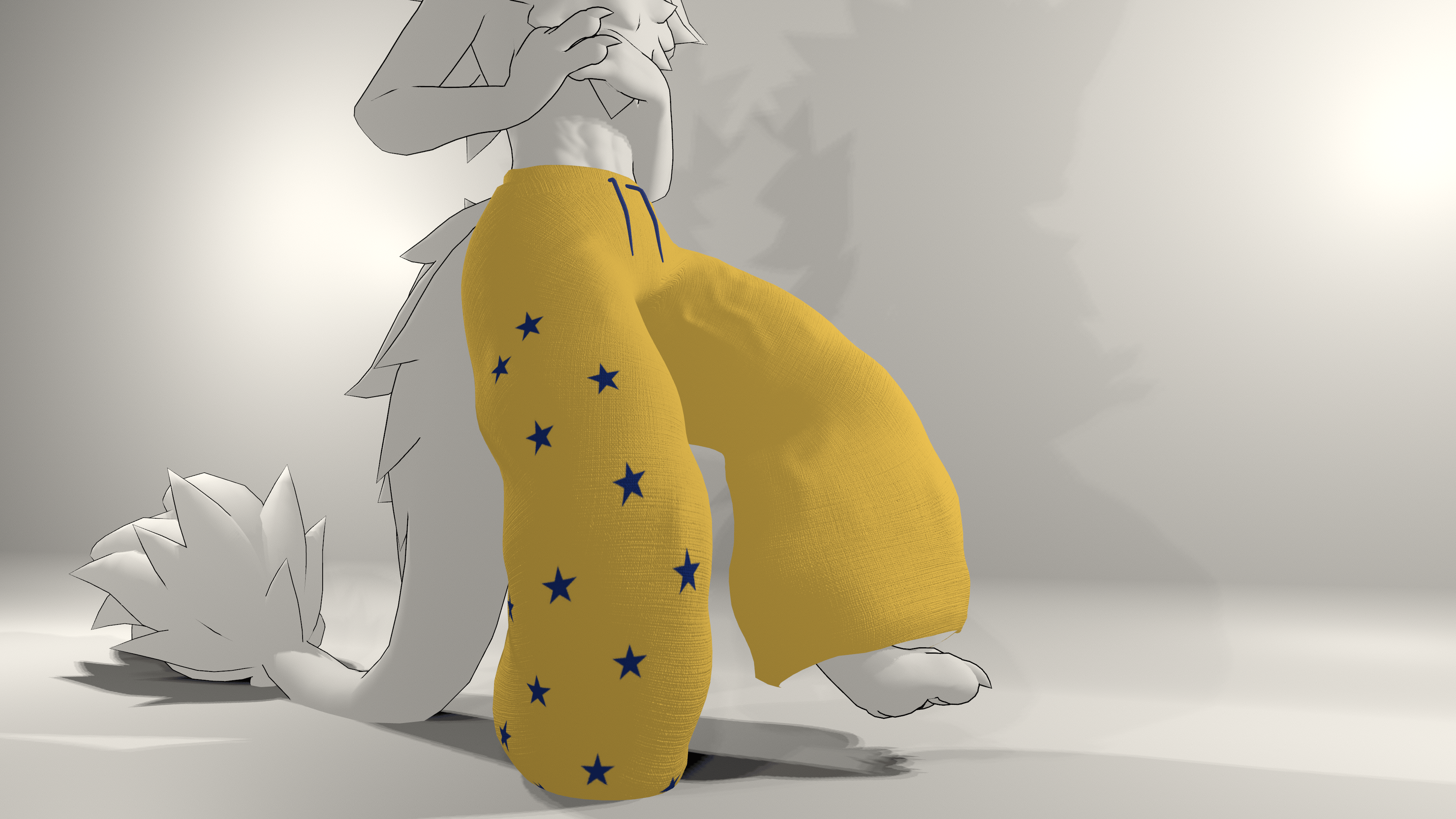 Yellow Star Sweatpants (Novabeast)